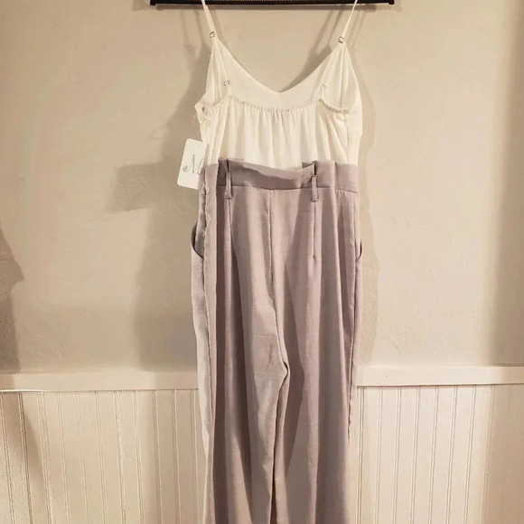 & Merci Tied and Taylored Belted Jumpsuit - Picture 6 of 6